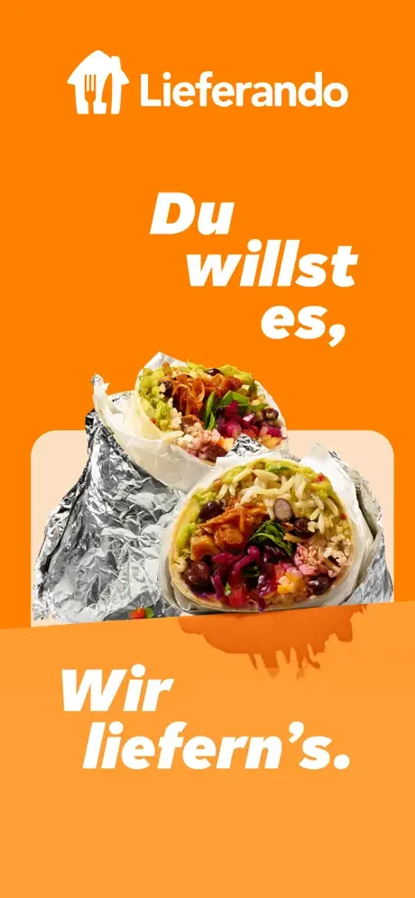 Lieferando.de app screenshot